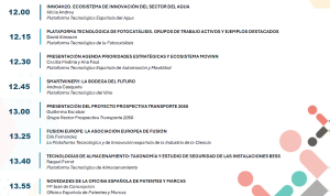 Agenda Plataformas Tecnológicas en Transfiere 2025